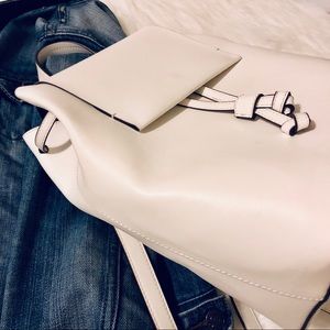 French Connection White Backpack